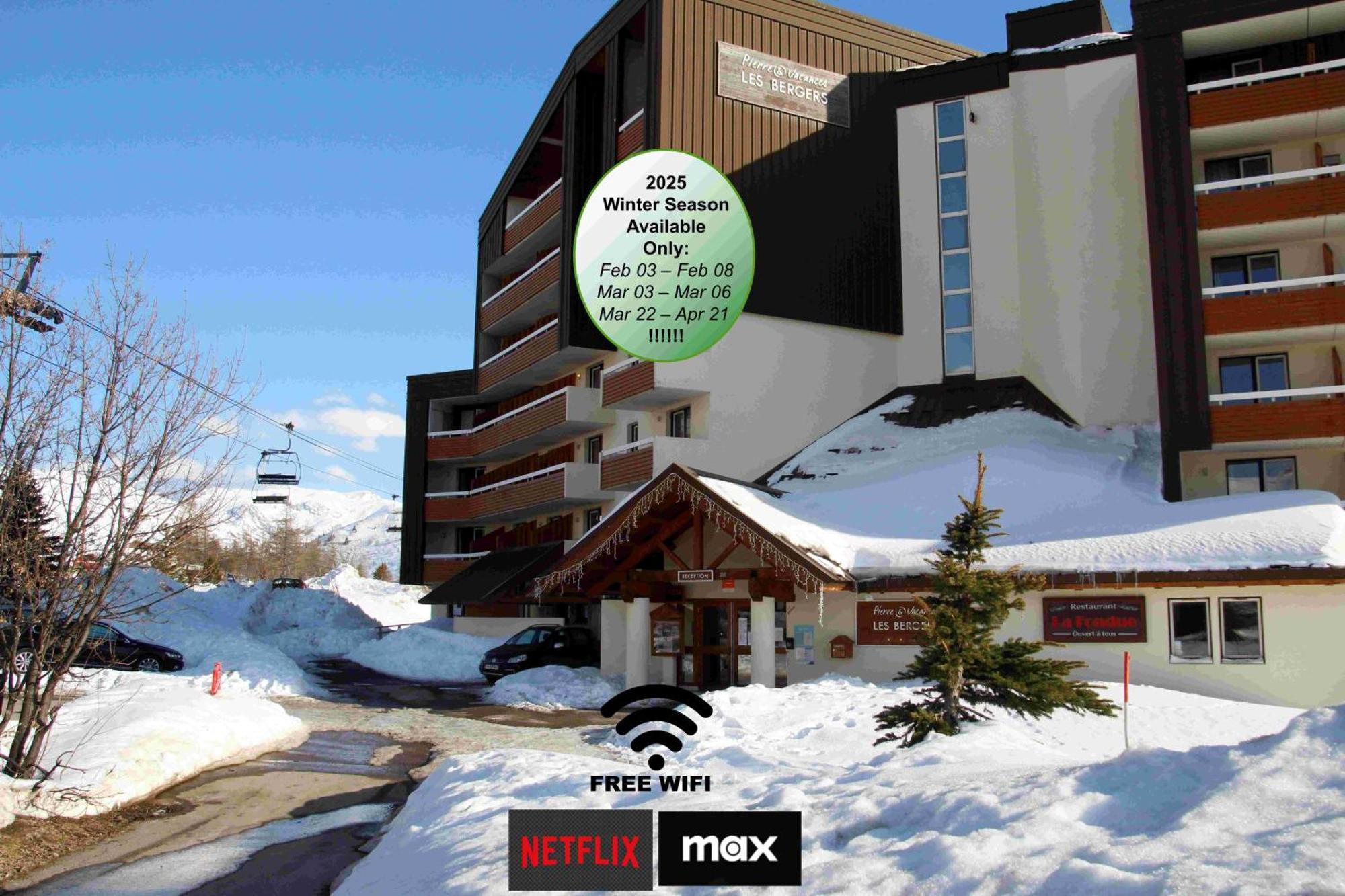 Апартаменты Superb View+Swim Pool+Smart Tv+Netflix+Projector Huez Экстерьер фото